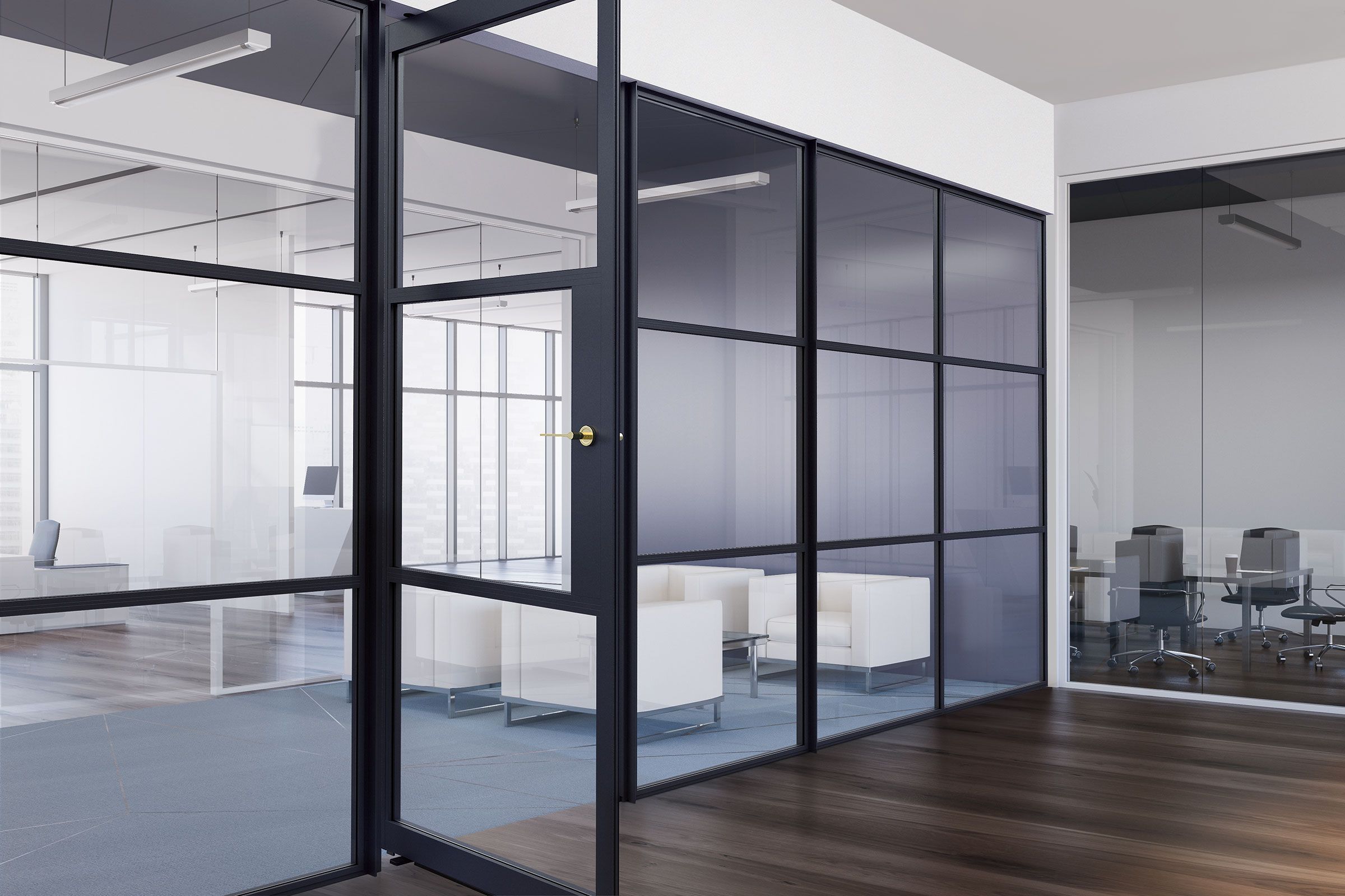 AluSpace Heritage Aluminium Internal Pivot Door